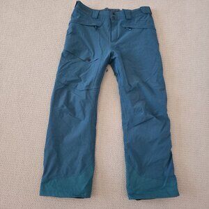 SALOMON UNTRACKED MENS SKI PANTS LARGE BLUE/HEATHER EXCELLENT CONDITION